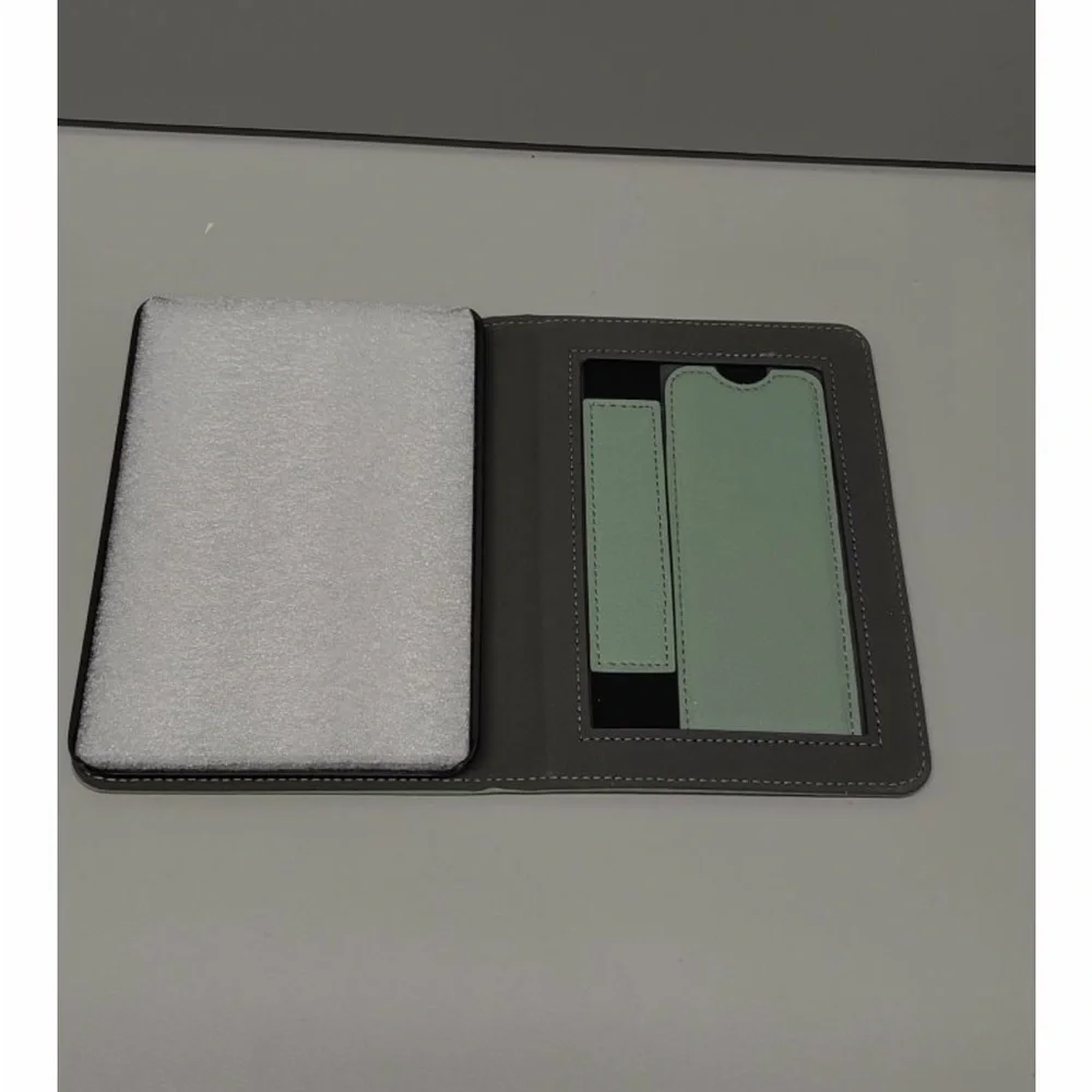 Mint Green eReader Cover Case with Hand Strap - Protective Stand Folio
